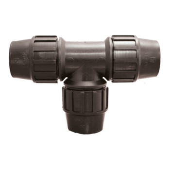 Tê de aperto PE Tecnoagua 25 mm