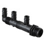 Coletor Uponor 3/4" x 4 saídas (1 x 20 mm + 3 x 16 mm c/c 45 + 2 x 35 mm)