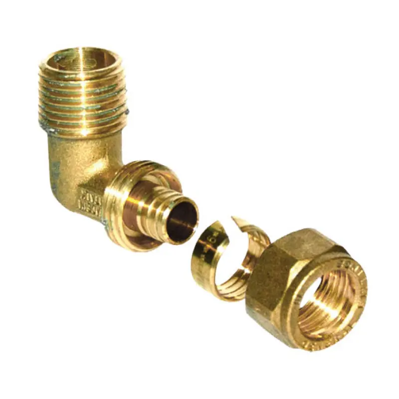 Joelho General Fittings 1/2" M x (16 x 2,2) mm para tubo PEX Joelho General Fittings 1/2" M x (16 x 2,2) mm para tubo PEX