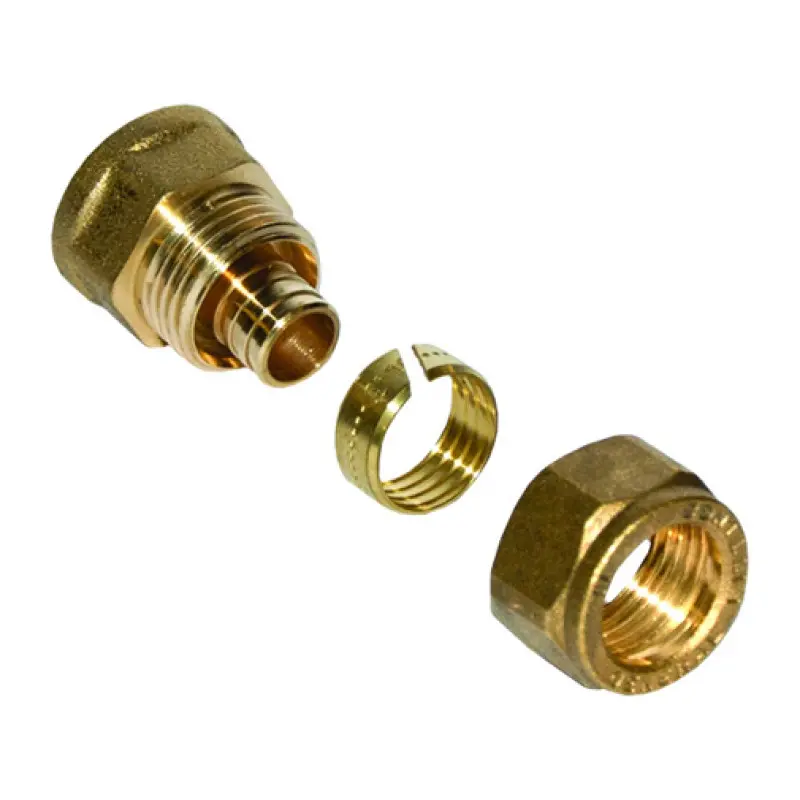 Ligador General Fittings 3/4" F x (20 x 2,8) mm para tubo PEX Ligador General Fittings 3/4" F x (20 x 2,8) mm para tubo PEX