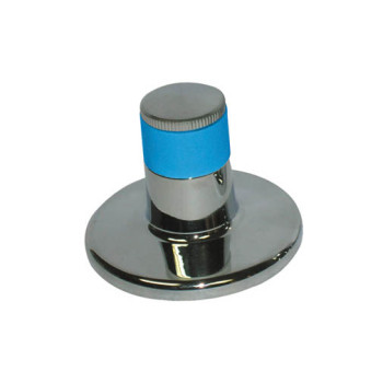 Manete oculta Uponor Flex cromada para válvula corte Manete oculta Uponor Flex cromada para válvula corte