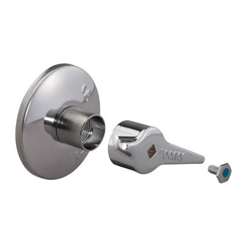 Manete à vista Uponor Flex cromada para válvula corte Manete à vista Uponor Flex cromada para válvula corte