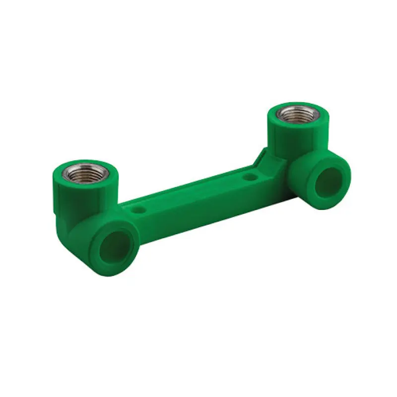 Suporte PPR Vesbo 20 mm x 1/2" F com joelho terminal duplo e pater Suporte PPR Vesbo 20 mm x 1/2" F com joelho terminal duplo e pater