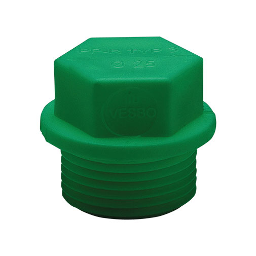 Tampão PPR Vesbo 1/2" M Tampão PPR Vesbo 1/2" M