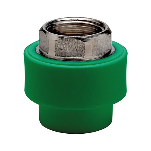 União hexagonal PPR 50 mm x 1.1/2" F União hexagonal PPR 50 mm x 1.1/2" F