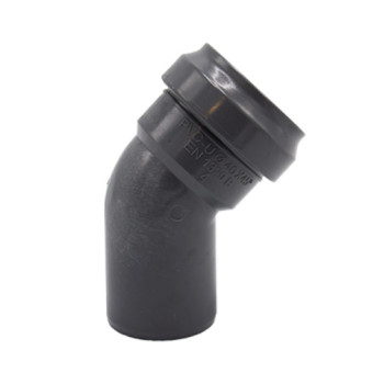 Curva 45º PVC Politejo 40 mm com anel Curva 45º PVC Politejo 40 mm com anel