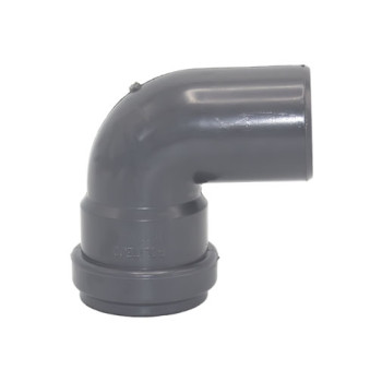 Curva 87º PVC Politejo 50 mm com anel Curva 87º PVC Politejo 50 mm com anel