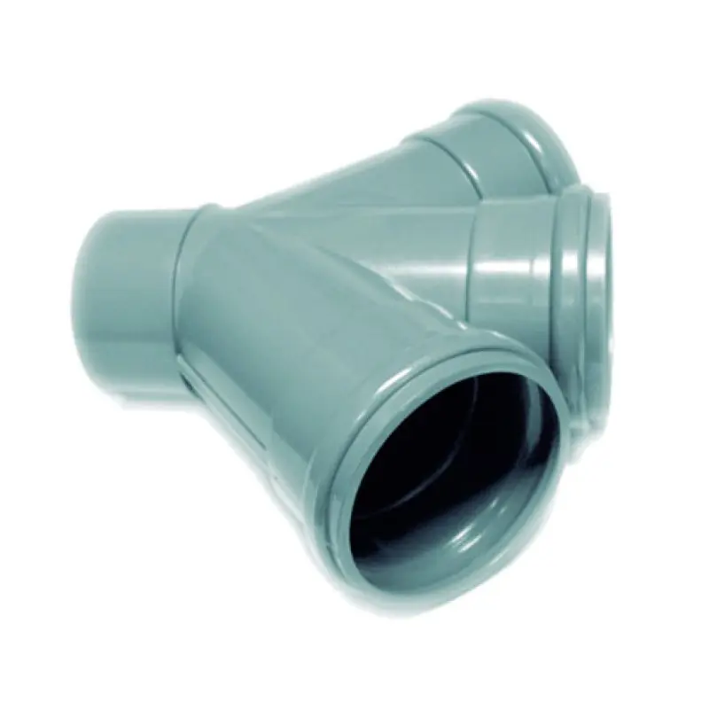 Forquilha dupla 45º PVC Fersil 90 mm PN4 com anel Forquilha dupla 45º PVC Fersil 90 mm PN4 com anel
