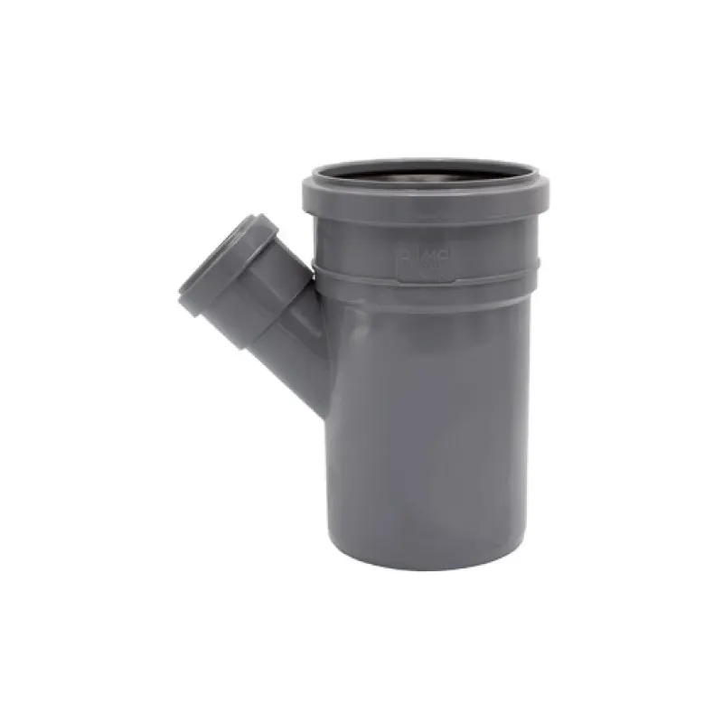 Forquilha redução PVC Politejo 110 x 50 mm com anel Forquilha redução PVC Politejo 110 x 50 mm com anel