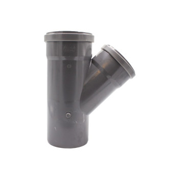 Forquilha redução PVC Politejo 125 x 110 mm com anel Forquilha redução PVC Politejo 125 x 110 mm com anel