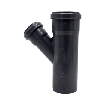 Forquilha redução PVC Politejo 75 x 50 mm com anel Forquilha redução PVC Politejo 75 x 50 mm com anel