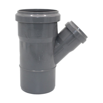 Forquilha redução PVC Politejo 90 x 50 mm com anel Forquilha redução PVC Politejo 90 x 50 mm com anel