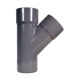 Forquilha simples 45º PVC Fersil KI 125 mm para colar