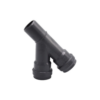 Forquilha simples 45º PVC Politejo 32 mm com anel Forquilha simples 45º PVC Politejo 32 mm com anel