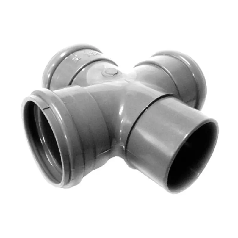 Tê duplo 87º PVC Fersil 110 mm PN4 com anel Tê duplo 87º PVC Fersil 110 mm PN4 com anel