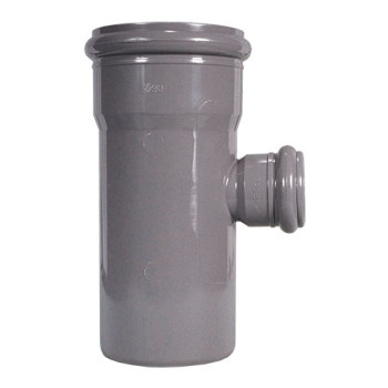 Tê redução 87º PVC Fersil 90 x 40 mm PN4 com anel