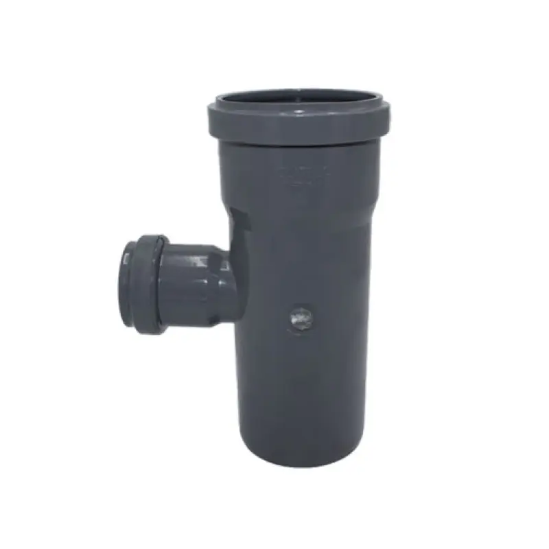 Tê redução PVC Politejo 75 x 40 mm com anel