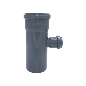 Tê redução PVC Politejo 90 x 40 mm com anel Tê redução PVC Politejo 90 x 40 mm com anel