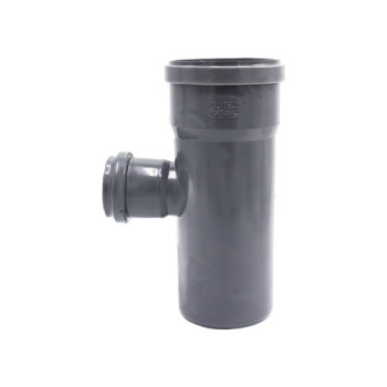 Tê redução PVC Politejo 90 x 50 mm com anel Tê redução PVC Politejo 90 x 50 mm com anel