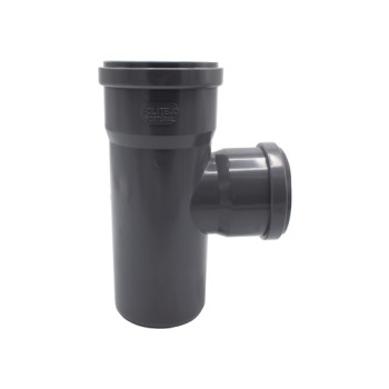 Tê redução PVC Politejo 90 x 75 mm com anel Tê redução PVC Politejo 90 x 75 mm com anel