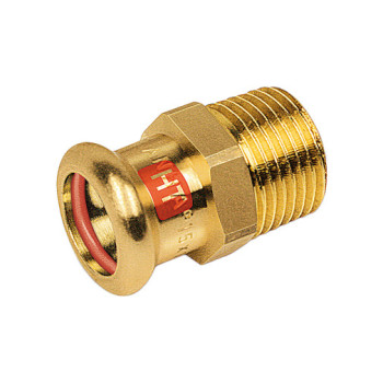 Casquilho press solar Sanha 13243G 18 mm x 1/2" M Casquilho press solar Sanha 13243G 18 mm x 1/2" M