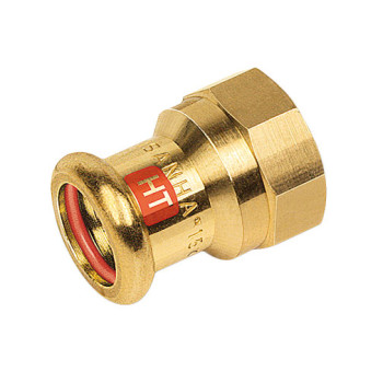 Casquilho press solar Sanha 13270G 22 mm x 1/2" F Casquilho press solar Sanha 13270G 22 mm x 1/2" F