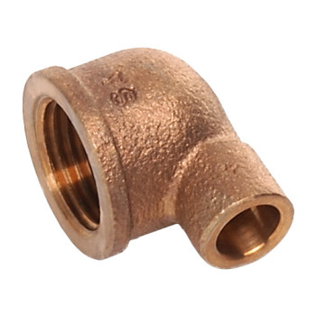 Joelho bronze Sanha 4090G 28 mm x 3/4" F para soldar