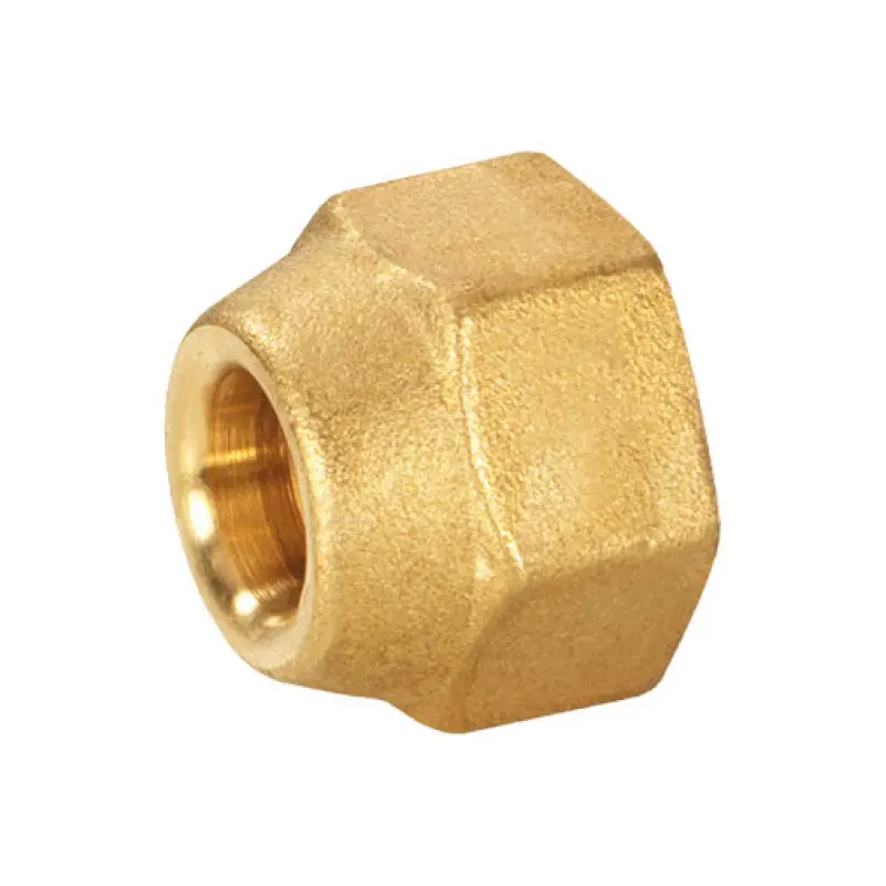 Porca latão Hecapo 1/2" F para refrigeração Porca latão Hecapo 1/2" F para refrigeração