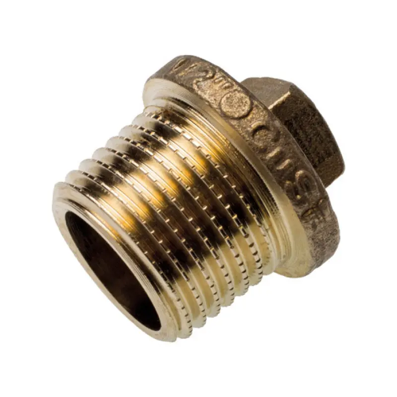 Tampão bronze Sanha 3290 1" M para roscar Tampão bronze Sanha 3290 1" M para roscar