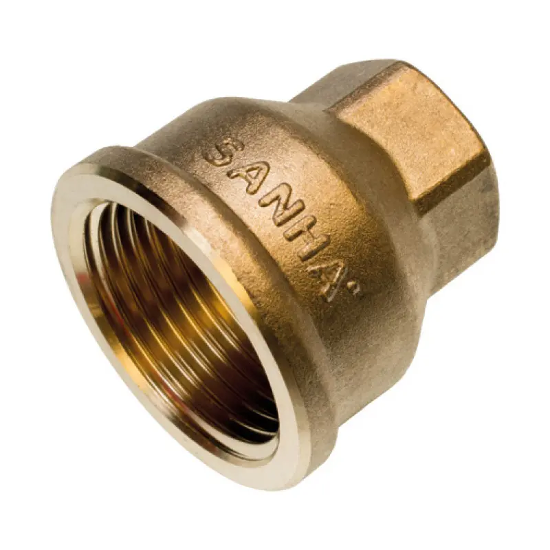 União redução bronze Sanha 3240 1" F x 3/4" F para roscar