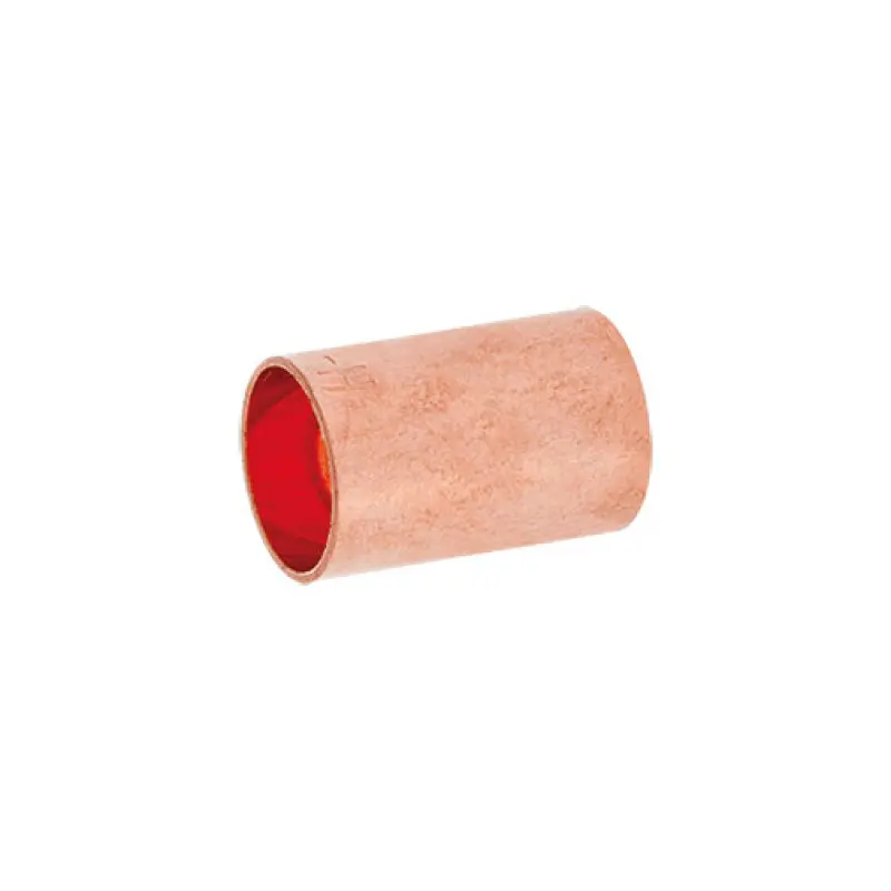 União simples cobre Hecapo 1/4" para refrigeração