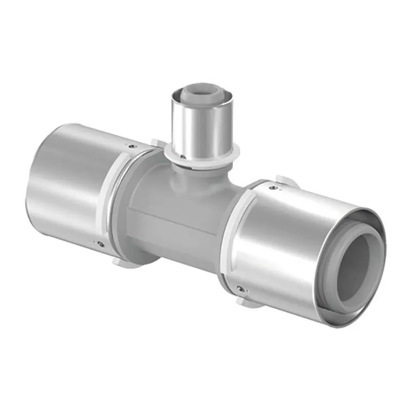 Tê redução press Uponor 63 x 32 x 63 mm Tê redução press Uponor 63 x 32 x 63 mm