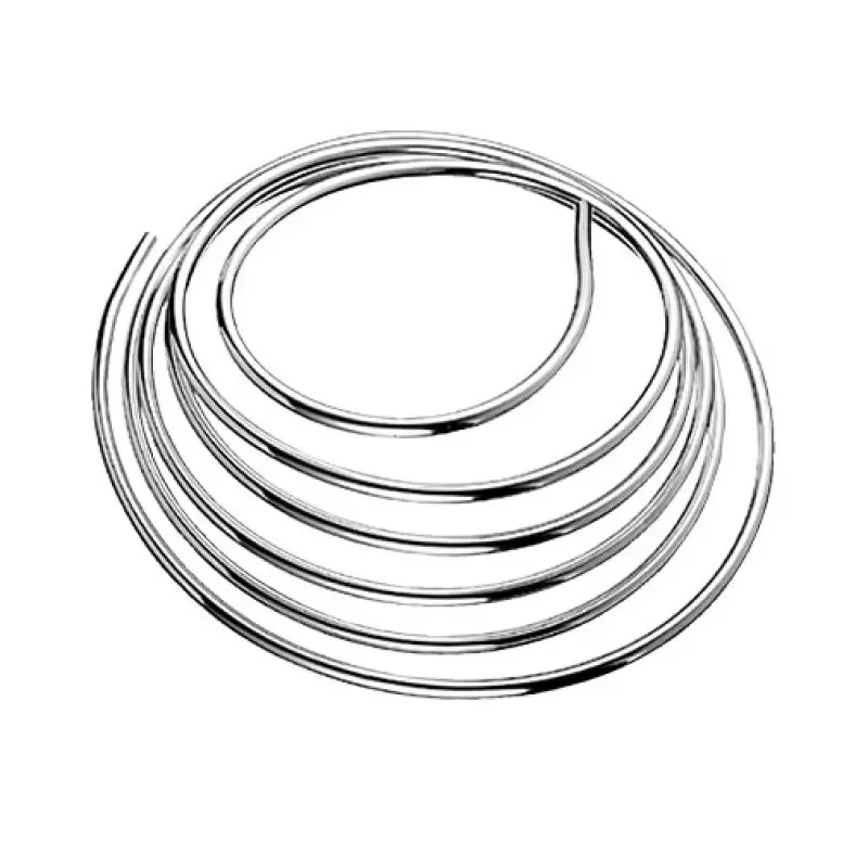 Tubo cobre Schell 12 mm cromado rolo 5 m