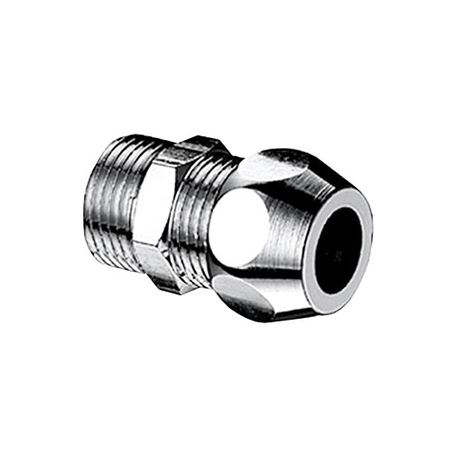 Casquilho bicone Schell 1/2" M - 10 mm cromado Casquilho bicone Schell 1/2" M - 10 mm cromado