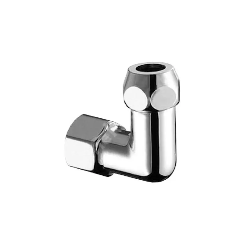 Joelho bicone Schell 3/8" F - 10 mm cromado
