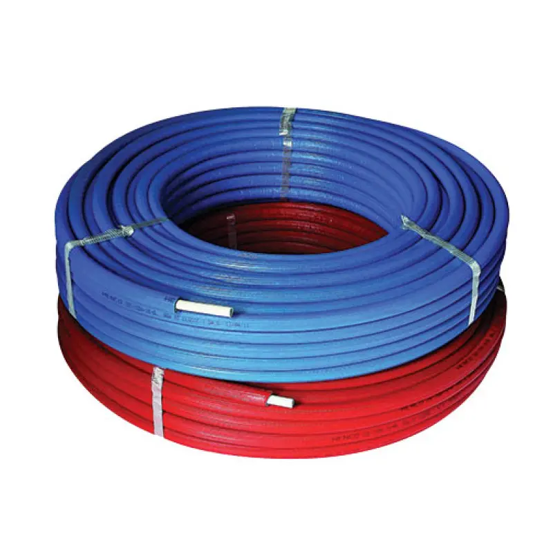 Tubo multicamada Henco 32 x 3,0 mm isolado 6 mm azul rolo 25 m Tubo multicamada Henco 32 x 3,0 mm isolado 6 mm azul rolo 25 m