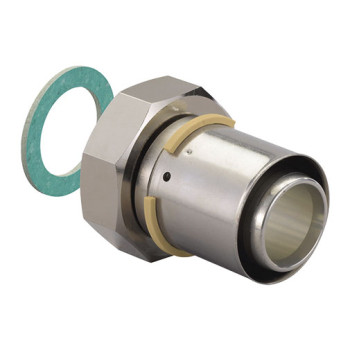 União press Uponor 40 mm x 1.1/2" com porca móvel União press Uponor 40 mm x 1.1/2" com porca móvel