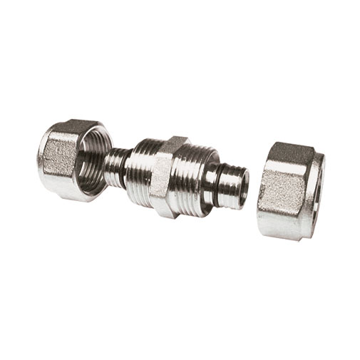 União simples bicone metálico Henco 20 x 20 mm União simples bicone metálico Henco 20 x 20 mm