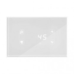 Controlador digital Insuatherm vidro branco para recuperador calor AQC e AQS