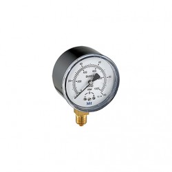 Manómetro vertical baixa pressão Hecapo 63 mm 1/4" M 0-600 mbar