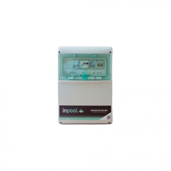 Quadro eletrónico controlador sal/pH trifásico 4-6 A para piscinas