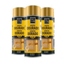 Spray acrílico 400 ml dourado