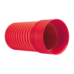 Tubo corrugado Ibotec 25 mm vermelho rolo 50 m