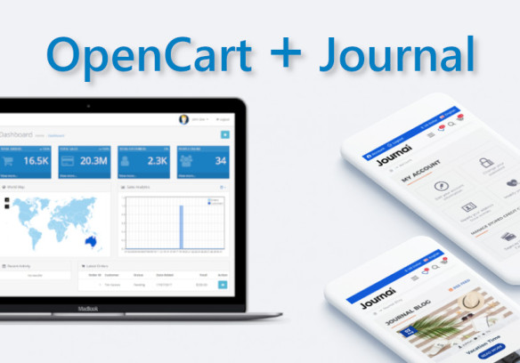 OpenCart + Journal Theme OpenCart + Journal Theme
