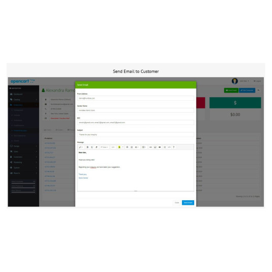Painel do cliente PRO – Gerenciamento de clientes aprimorado para OpenCart Painel do cliente PRO – Gerenciamento de clientes aprimorado para OpenCart