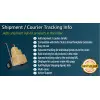 Detalhes de rastreamento de remessa de pedido com e-mail para OpenCart Detalhes de rastreamento de remessa de pedido com e-mail para OpenCart