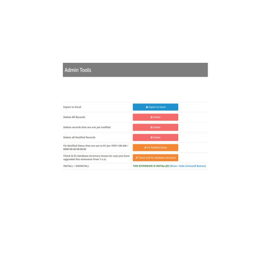 Alerta de notificação de stock de produto OpenCart – Notificação de novamente em stock Alerta de notificação de stock de produto OpenCart – Notificação de novamente em stock
