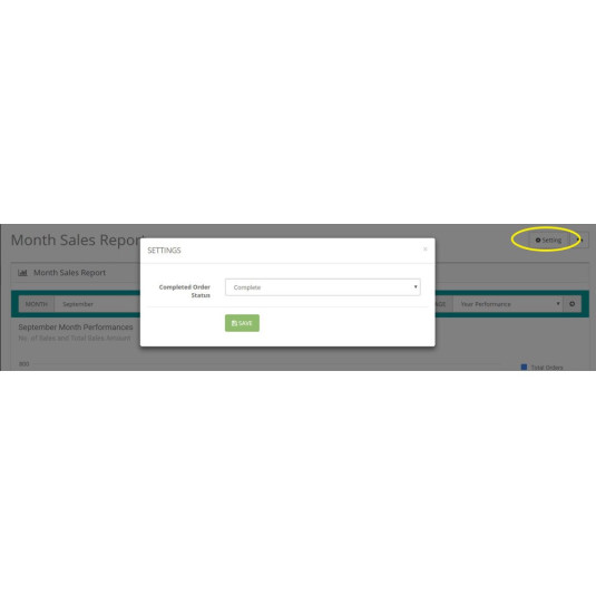 Relatório de desempenho de vendas para OpenCart Relatório de desempenho de vendas para OpenCart